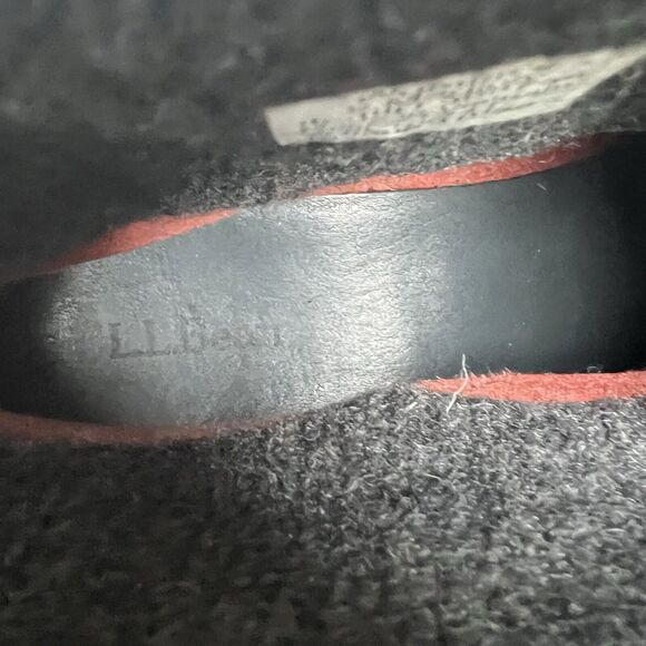 LL Bean Black East Point Waterproof Suede Chelsea Ankle Boots Size 9 - Picture 10 of 10